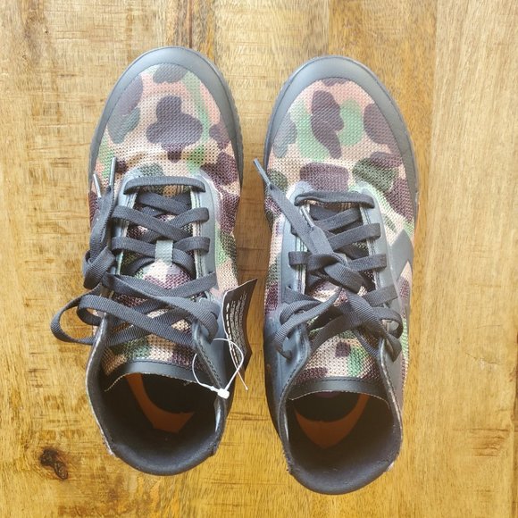 *RARE* Converse All Star Pro BB Camo Sz 6.5 Black / Mandarin 166450C main image 8